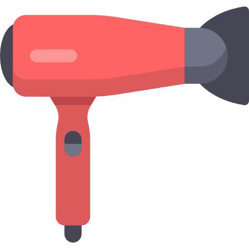 Hairdryer accesory beauty hairdryer icon