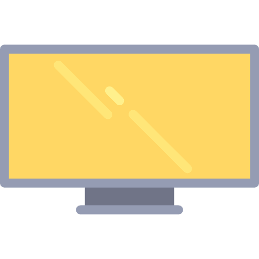 Television tv device electronics icon