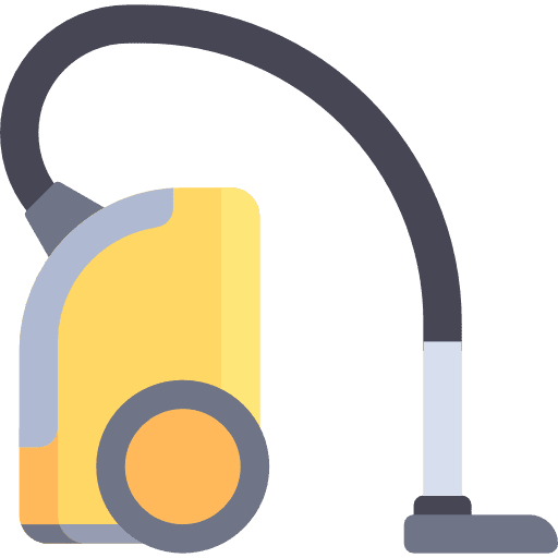 Vacuum cleaner housework cleaning furniture and household icon