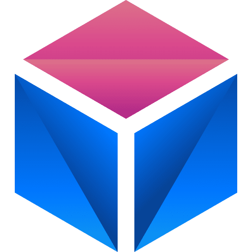 Cube cube brand logotype icon