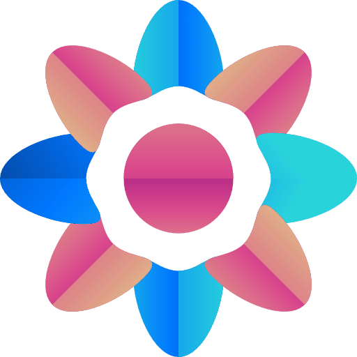 Floral floral brand logo icon