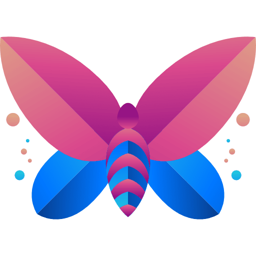 Butterfly insect brands and logotypes logotype icon