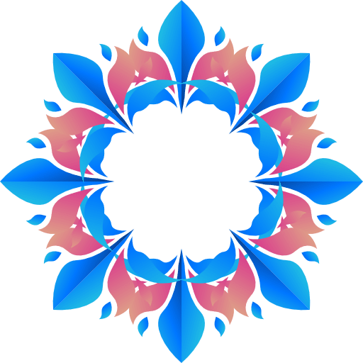 Flower brand flower logo icon