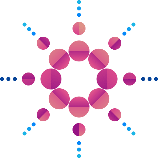 Dots brand logotype logo icon