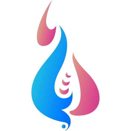 Flame logo logotype flame icon