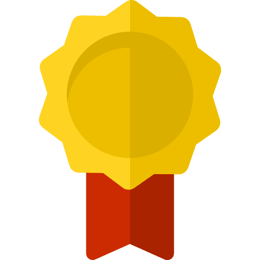Medal sports and competition insignia badge icon