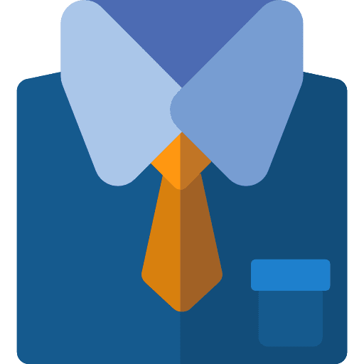 Suit tie suit clothes icon