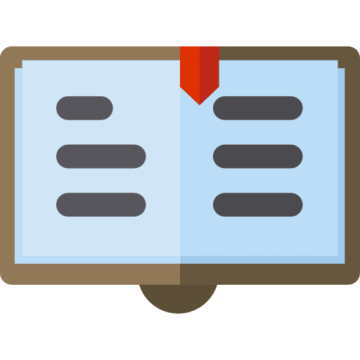 Accounting book maths business and finance open book icon