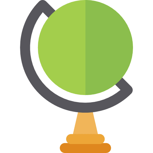 Earth globe planet earth earth grid maps and flags icon