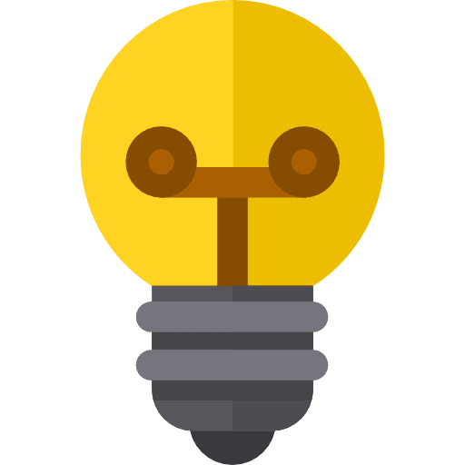 Idea business and finance illumination idea icon