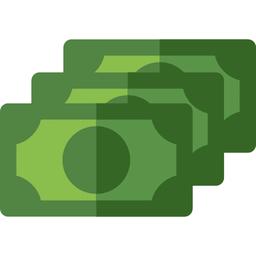 Money money notes business and finance icon