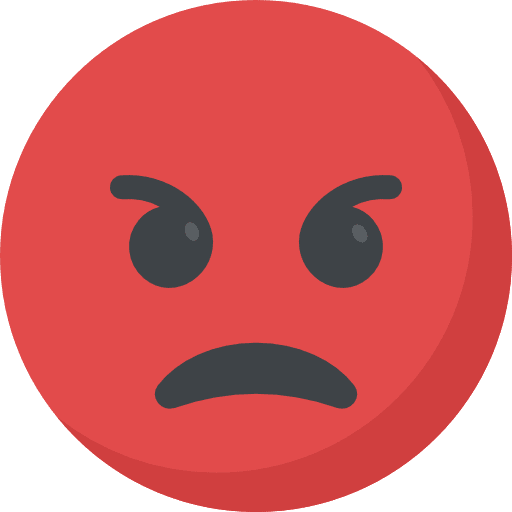 Angry feelings smileys mad icon