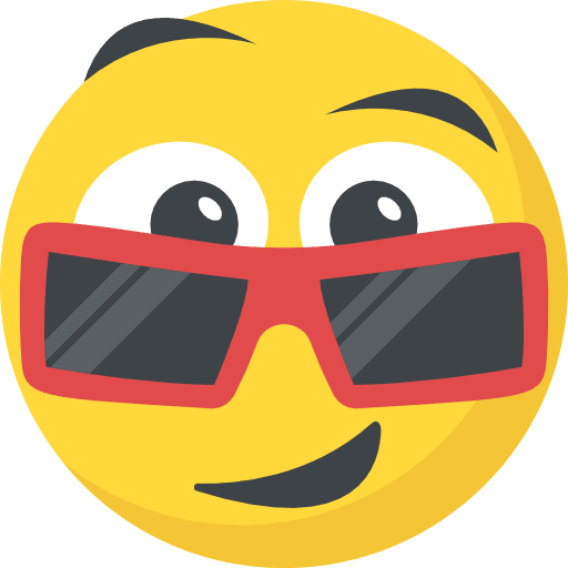 Cool smileys feelings emoji icon
