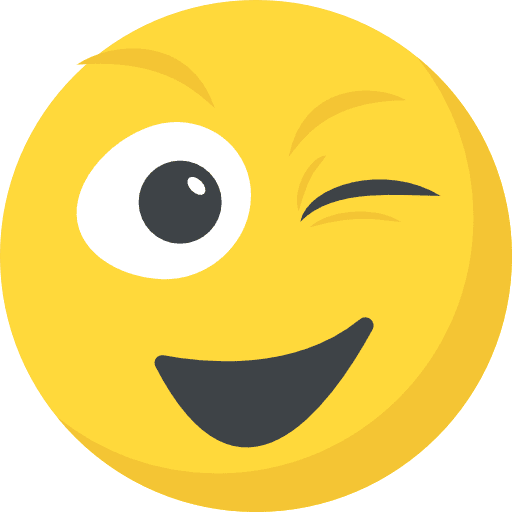 Wink smileys wink emoji icon