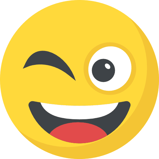 Wink wink smileys emoji icon