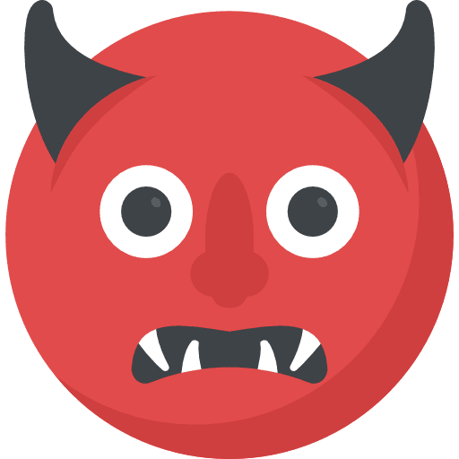 Devil emoji halloween emoticons icon