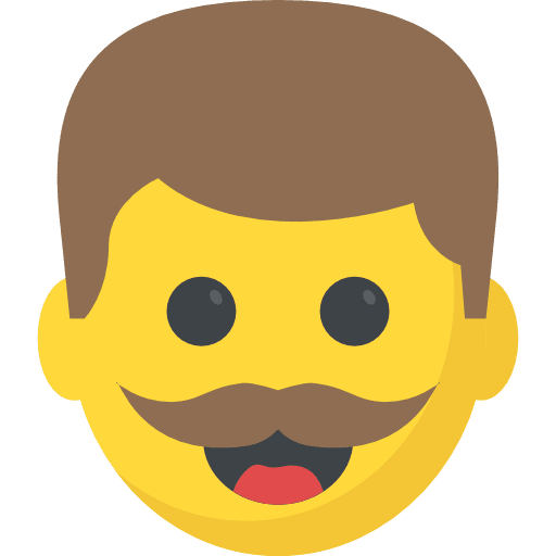 Father smileys feelings man icon