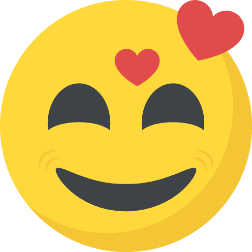 In love in love emoticons emoji icon