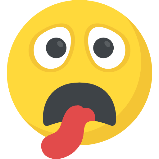 Tired exhausted emoticons tired icon