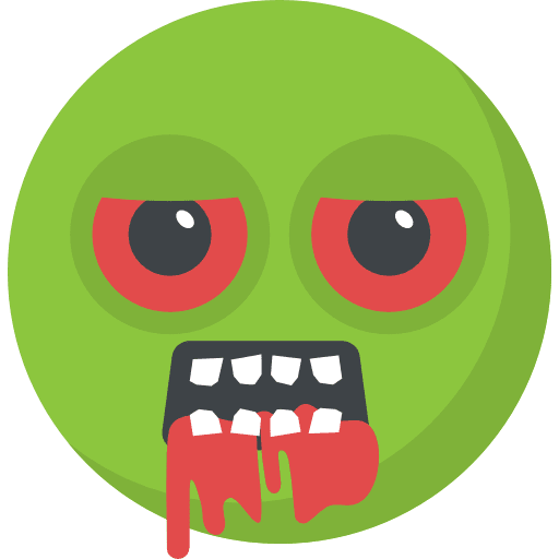 Zombie zombie emoticons feelings icon