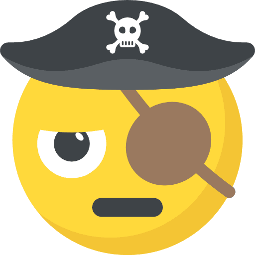 Pirate emoji pirate feelings icon