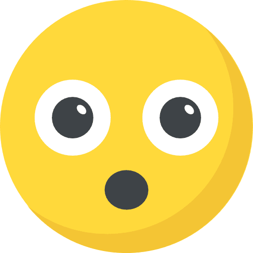 Shocked emoticons smileys feelings icon