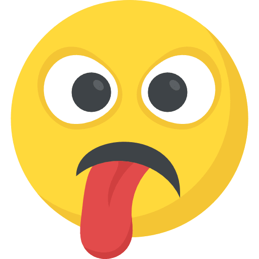 Tongue feelings tongue smileys icon