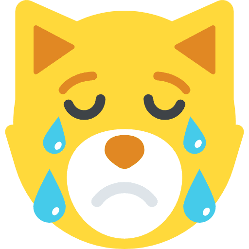 Cat cat emoticons crying icon