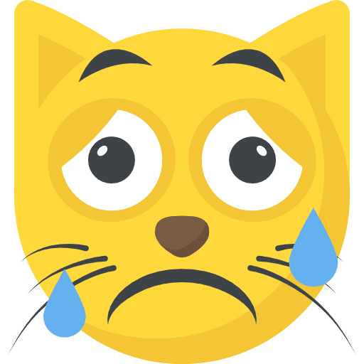 Cat emoticons feelings emoji icon