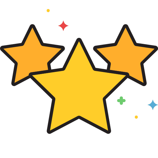 Stars stars rating shapes icon