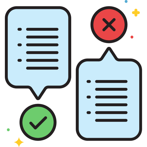 Suggestions query shapes and symbols check mark icon