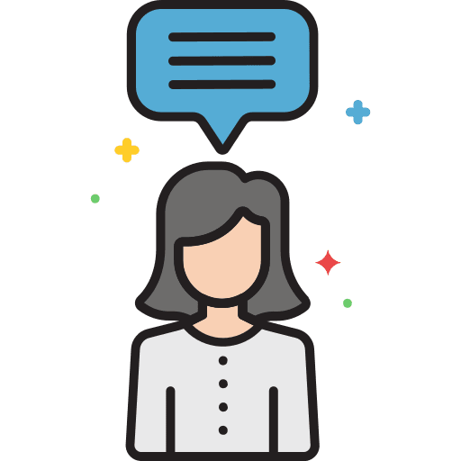 Customer review customer messages feedback icon