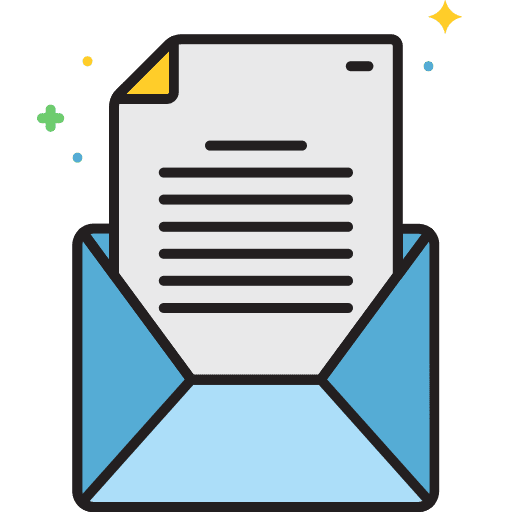 Mail file email envelope icon