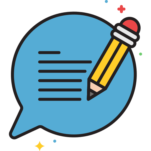 Review communication edit tools comment icon
