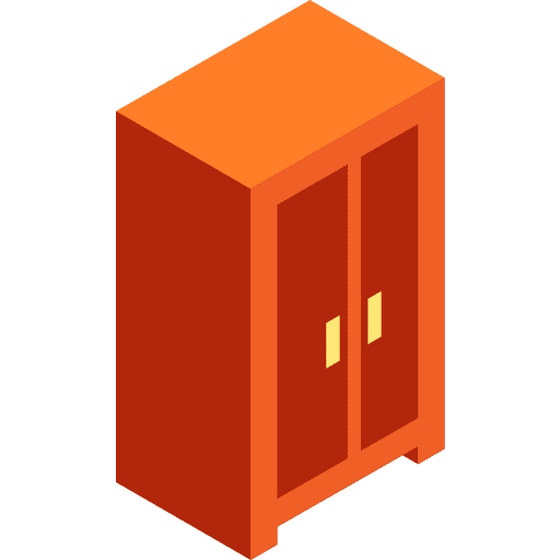 Closet locker wardrobe cupboard icon