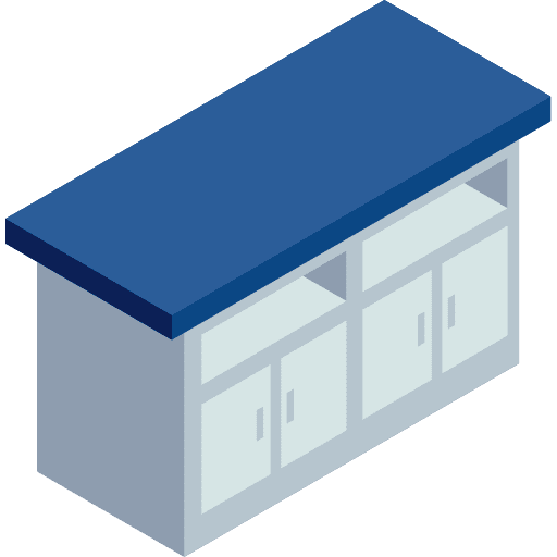 Counter kitchen counter decoration icon