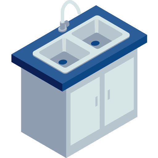 Sink furniture and household furniture sink icon