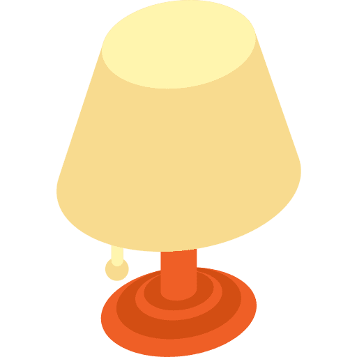 Table lamp furniture and household furniture electronics icon Table lamp furniture and household furniture electronics icon