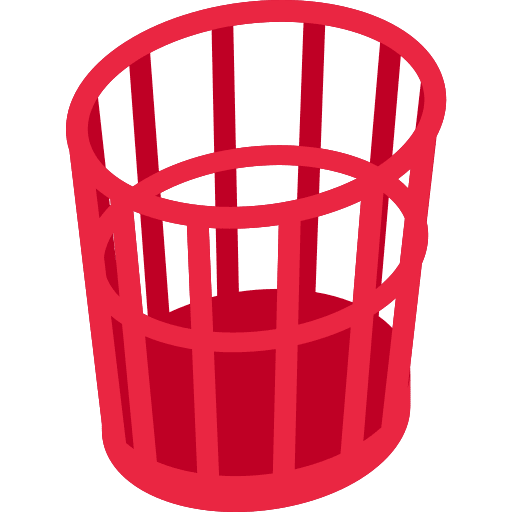 Basket garbage trash bin icon Basket garbage trash bin icon