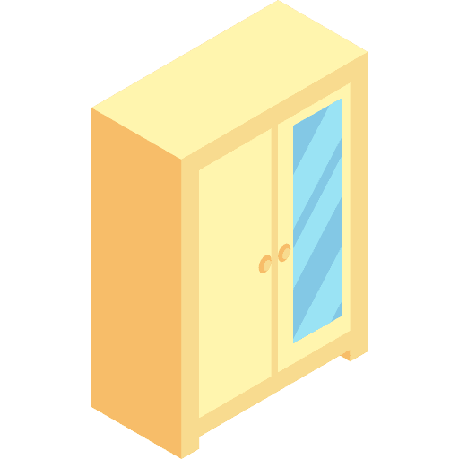 Wardrobe furniture closet hanger icon Wardrobe furniture closet hanger icon