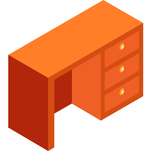 Desk office material furniture and household furniture icon Desk office material furniture and household furniture icon