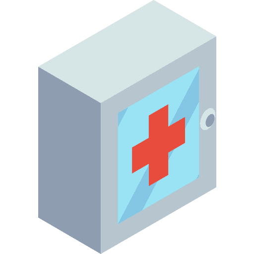 First aid kit doctor medical hospital icon First aid kit doctor medical hospital icon