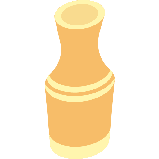 Vase adornment elegant decoration icon Vase adornment elegant decoration icon