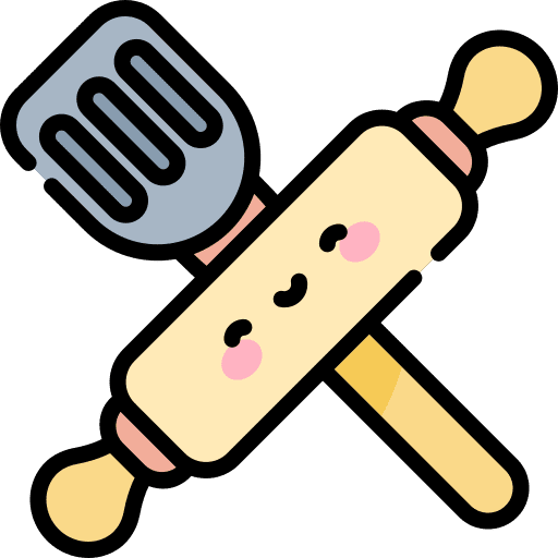 Kitchen utensils kitchen utensils rolling pin cooking icon