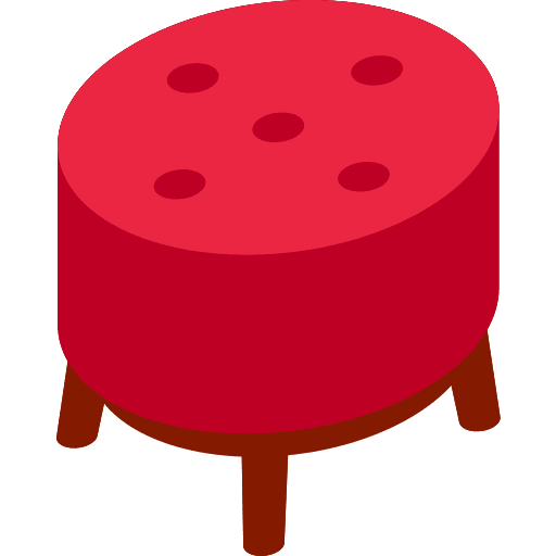 Stool decoration seat furniture icon Stool decoration seat furniture icon