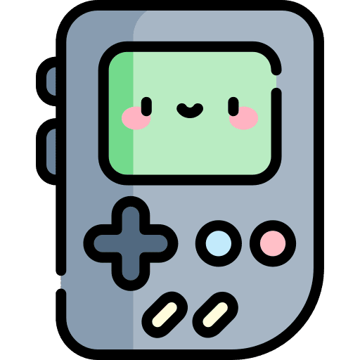 Videogame portable game console gamer icon
