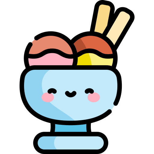 Ice cream sweet bowl food and restaurant icon Ice cream sweet bowl food and restaurant icon