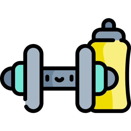 Gym sports dumbbell sports and competition icon Gym sports dumbbell sports and competition icon