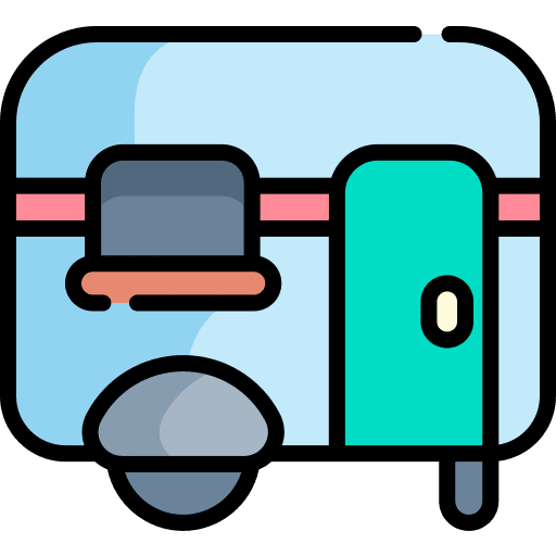 Caravan vehicle transport camping icon Caravan vehicle transport camping icon