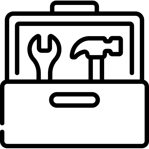 Toolbox repair tool repair construction and tools icon